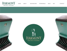 Tablet Screenshot of harmonyfeeder.com